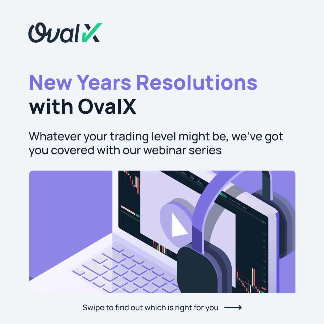OvalXtrading's tweet photo. New Year, New Resolutions🎯  If yours include becoming a better trader than look no further. Our webinars provide the perfect learning platform, regardless of your trading level. Take a look below to find the perfect one for you! 
68.61% of retail CFD accounts lose money. https://t.co/VOuzeJ4YfW