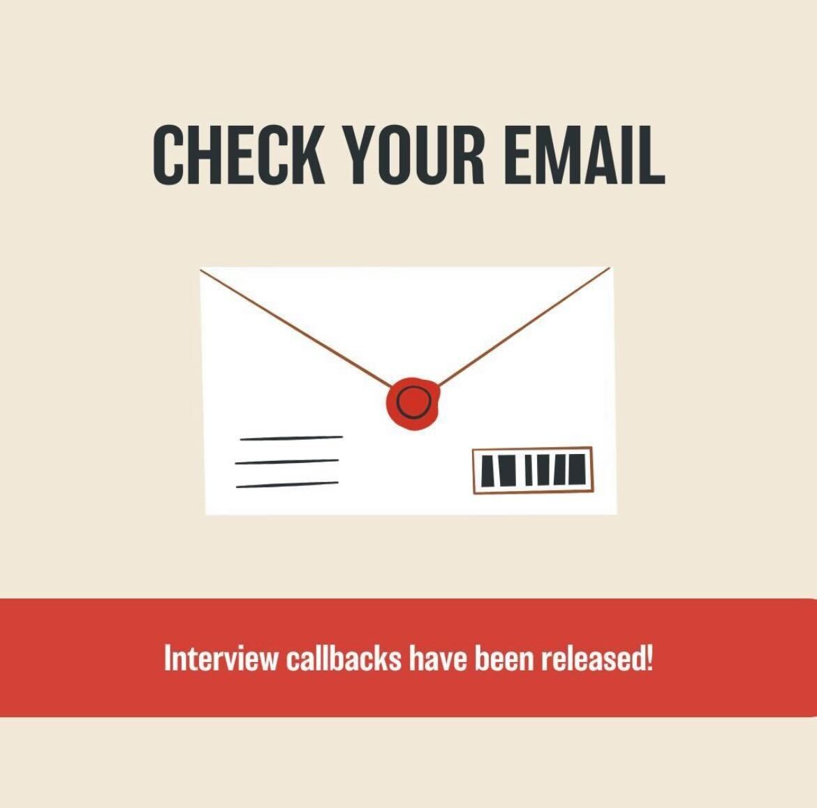 To those who applied for our Spring Semester Positions: Check your E-Mails! Make sure to sign up for an interview time slot so we can continue moving forward 🐶💌