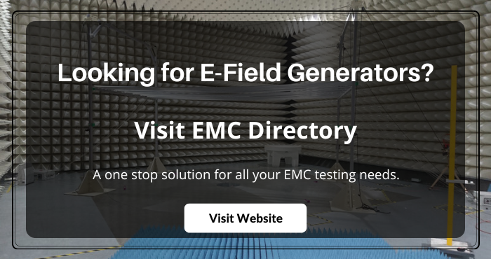 emcdirectory's tweet photo. EMC Directory has listed E-Field Generators from leading manufacturers.
Click here to learn more https://t.co/TVDhWaxvfi
@ETSLindgren @AR_rfmicrowave #emc #directory #equipment #datasheet #quotes #manufacturers #efield #generator https://t.co/ggadj3WtXE