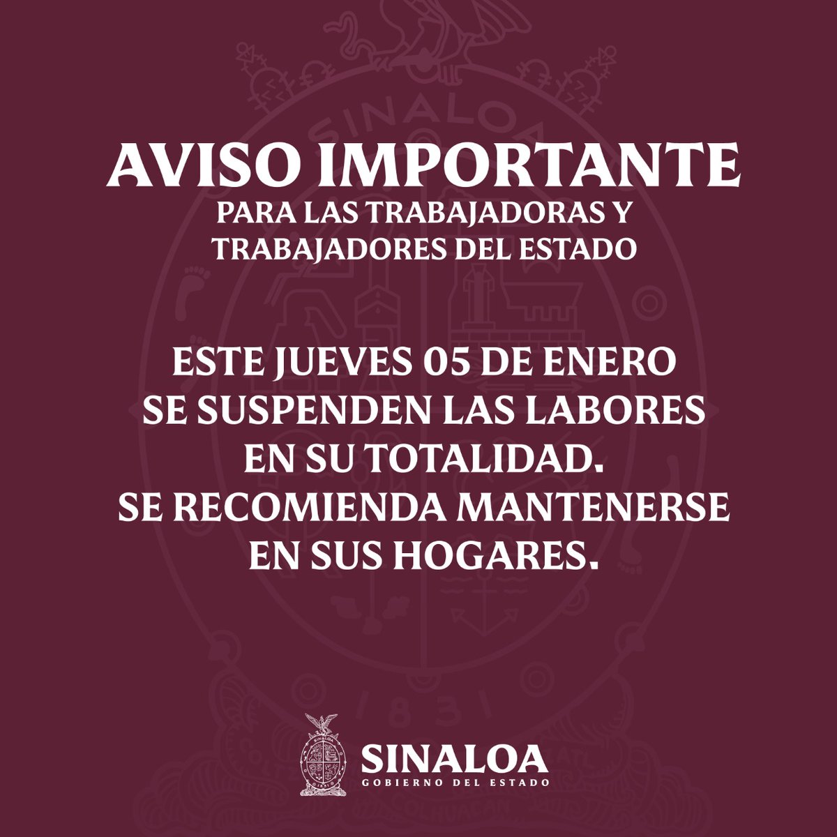 AVISO IMPORTANTE