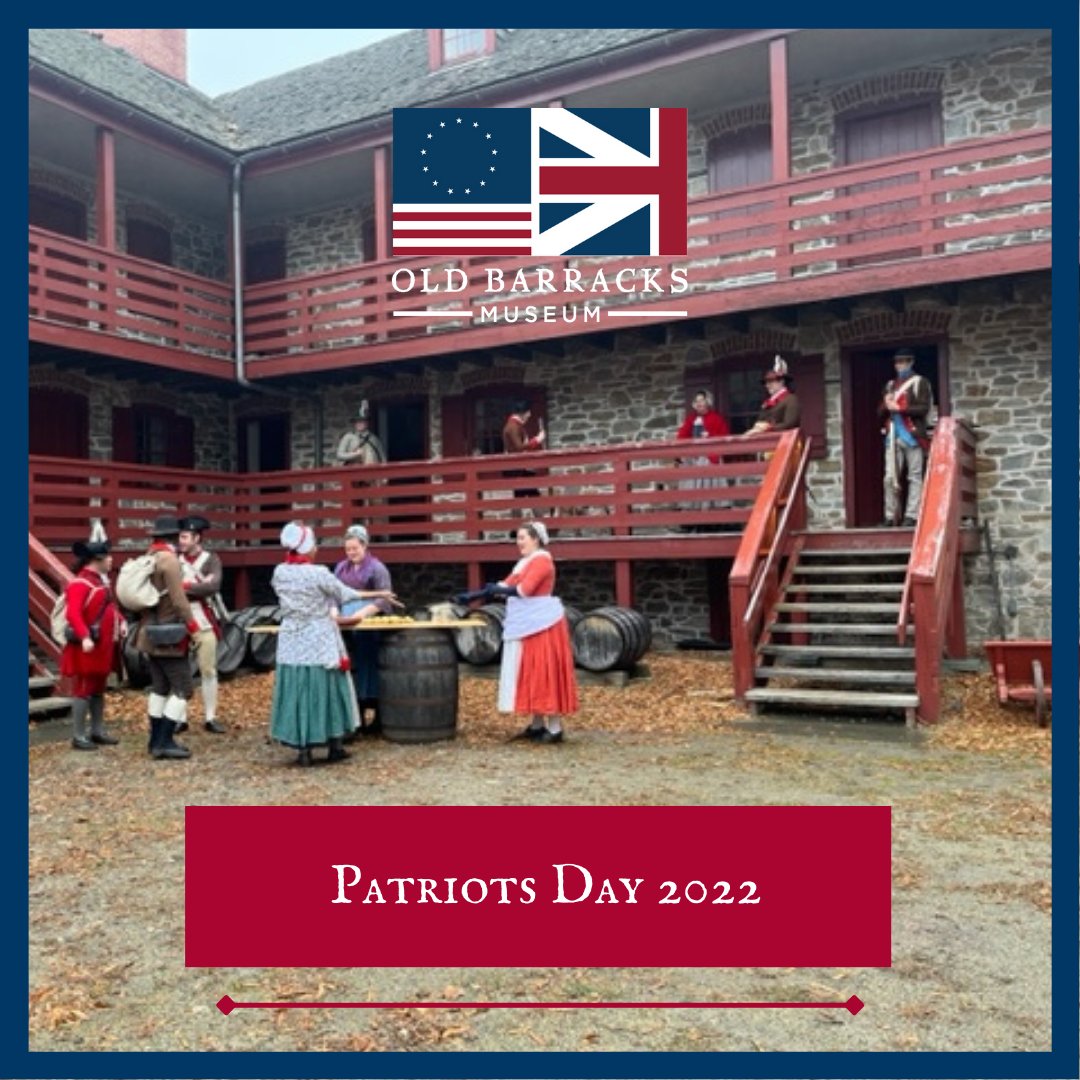 TheOldBarracks's tweet photo. The Old Barracks Museum wants to thank everyone who came out to Patriots Day 2022 during Trenton's annual Patriots Week! Visit https://t.co/5YCtnm4m1Y to learn more ways to keep up with events at the Old Barracks Museum! https://t.co/gobAOVQnFt