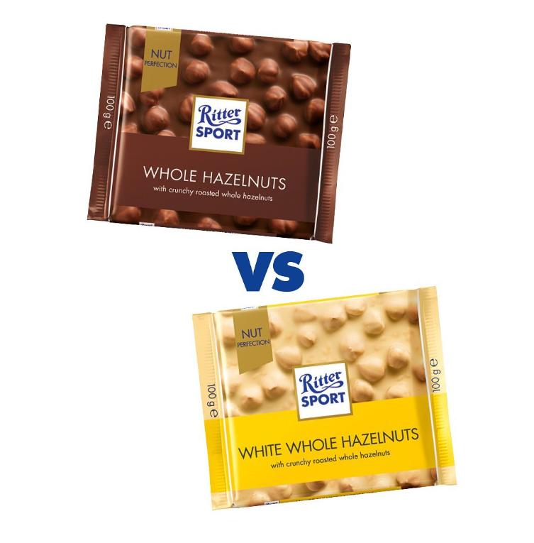 Calling all chocolate lovers. Which flavour do you prefer?

Comment down below!

#chocolatelovers #rittersport #hazelnuts