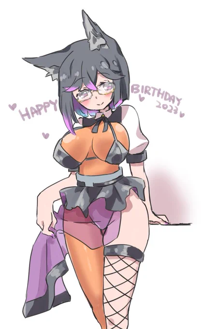 肯定ちゃん。さん( @foLo1AdAMllmXja )お誕生日おめでとうございまーす♡
 #肯定ちゃん大好き 