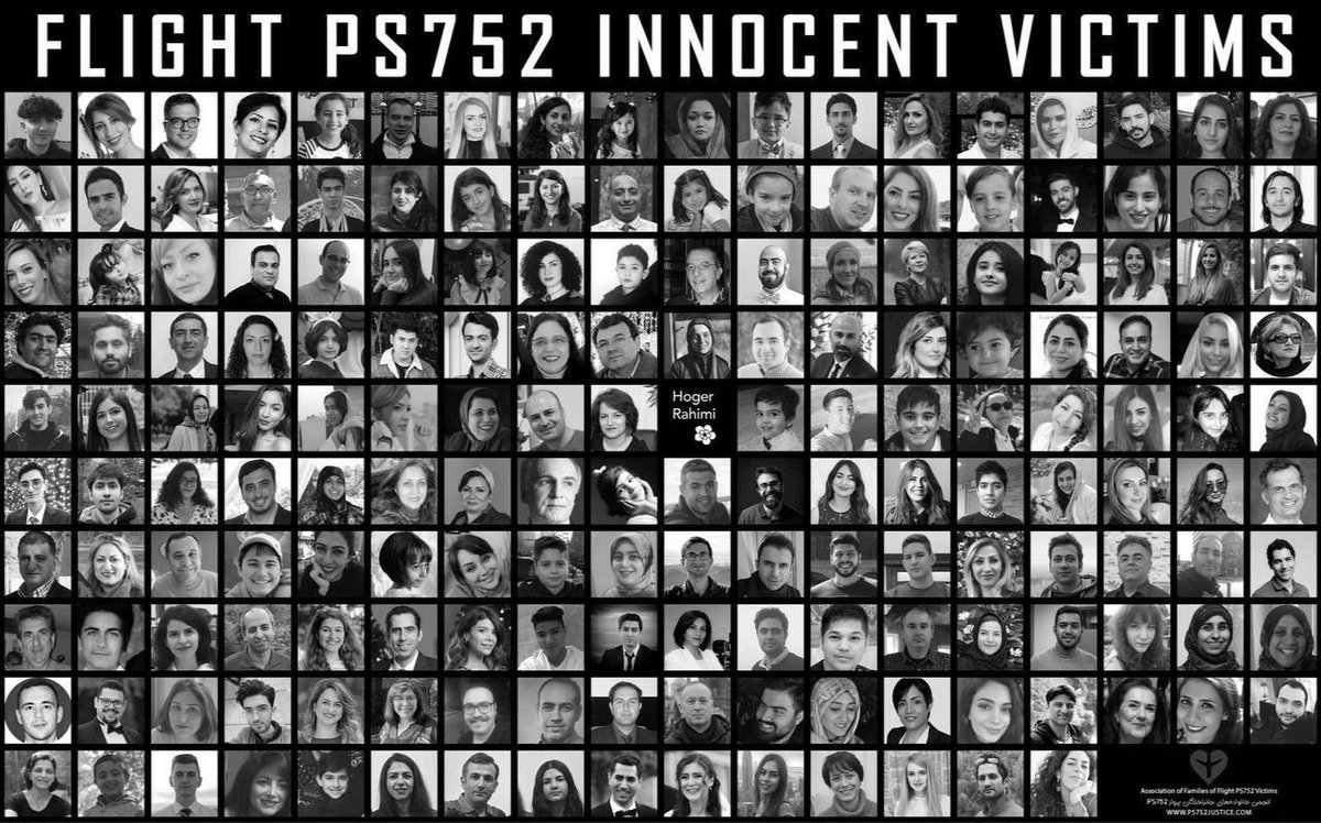 Omid_M's tweet photo. On Jan 8 2020, the Revolutionary Guards (#IRGC) targeted the flight  #PS752 with 2 missiles, shortly after takeoff, killing all 176 passengers &amp; crew aboard.” Horrific murders. Never forget. Never forgive. Keep them accountable. #هواپیمای_اوکراینی #IranRevoIution2022 #MahsaAmini https://t.co/BcNaZ7U5OB