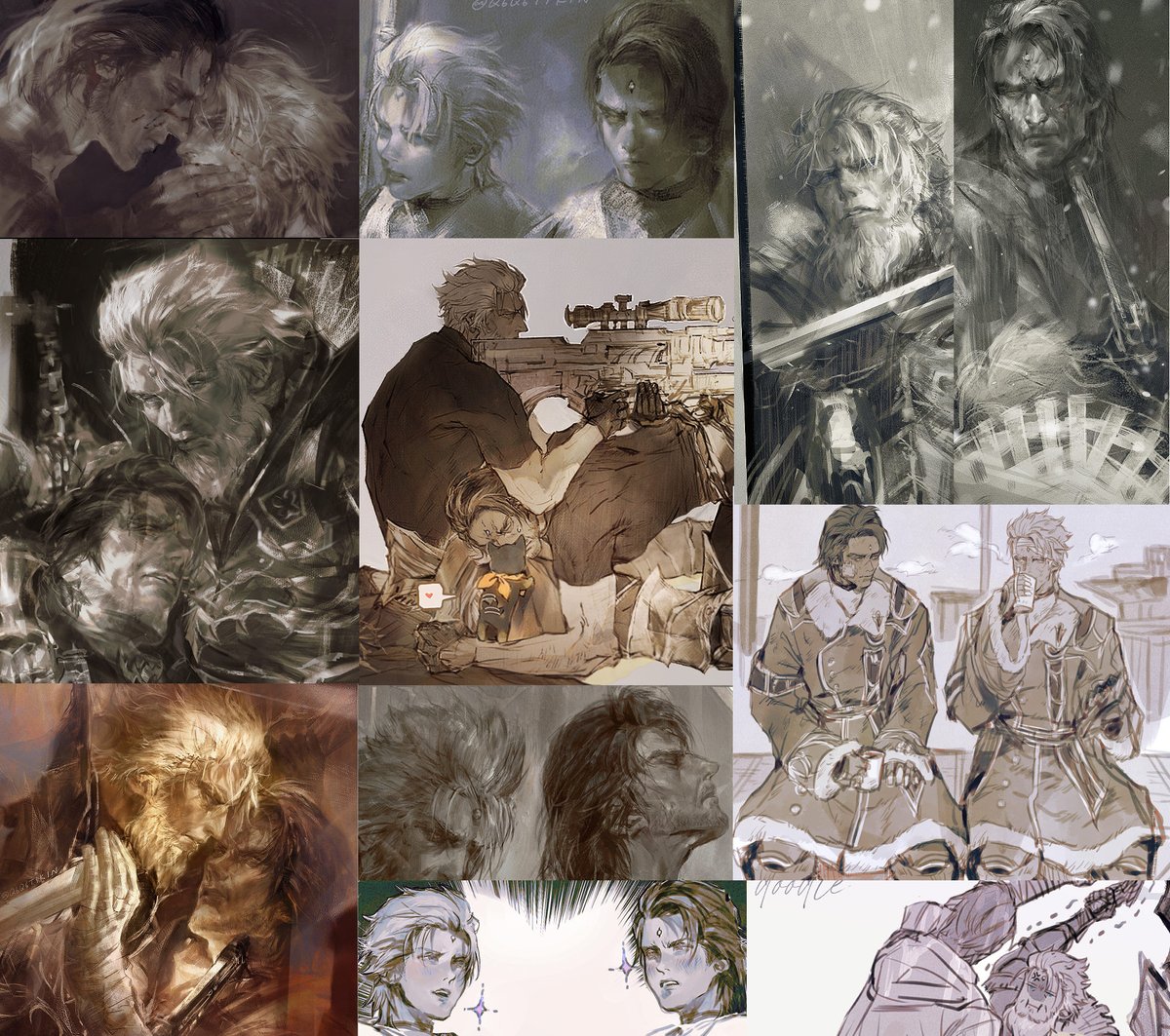 When I was sorting through my folders, I discovered that I had drawn the most pictures of Gaius and Quintus or the most pictures of the two of them together, including the ones I had not posted, and I realized once again that I love them 