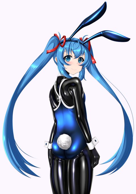 ぴっちりスク水バニーでじたん( @digi_tan)です(*`ω` *)
癖をよその子で満たす(*'ω`*)
今回はバニーとスク水を合わせたのでパイピング型のスク水にしてみました! 