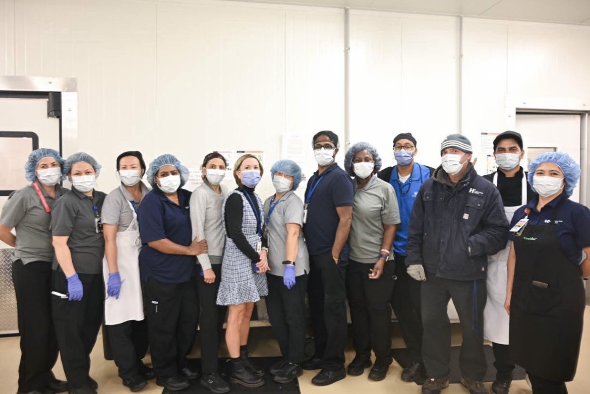 The food services team at @HRHospital continually work behind-the-scenes to ensure patients’ needs are met daily. This department provides safe food and quality meals to patients to support their overall health and recovery during their time in our Hospital.