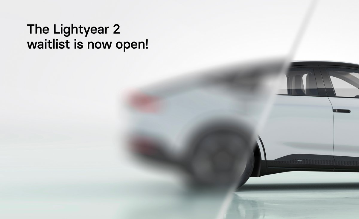 Big news, the Lightyear 2 waitlist has officially opened!

Our next model is coming. All of the groundbreaking innovations of Lightyear 0 at a fraction of the market price. Click link below ↓
lightyear.one/articles/hello…