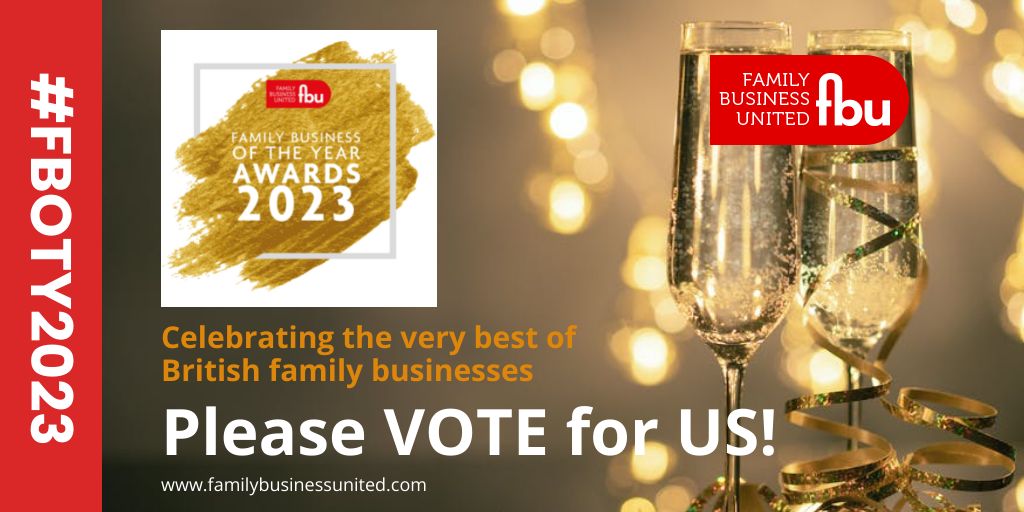 We're delighted to announce that we have been shortlisted for Family Business of the Year Award 2023! ⭐️

To vote for us, please visit ⬇️

familybusinessunited.com/2023/01/03/sho…

Thanks to <a href="/FamilyBizPaul/">Paul Andrews</a> for hosting the award, and to <a href="/birkettsllp/">Birketts LLP</a> for sponsoring🥂

#fboty2023 #award #vote