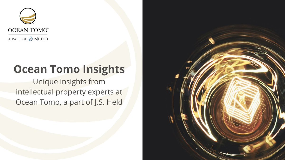 OceanTomo's tweet photo. This week's edition of Ocean Tomo Insights, our weekly LinkedIn newsletter, features insights on SEP Licensing in the IoT, Energy Transactions, Trademark Disputes, and Patent Quality.

Learn more at: https://t.co/k8Aj3oBWAI https://t.co/NV6Ww8V8g0