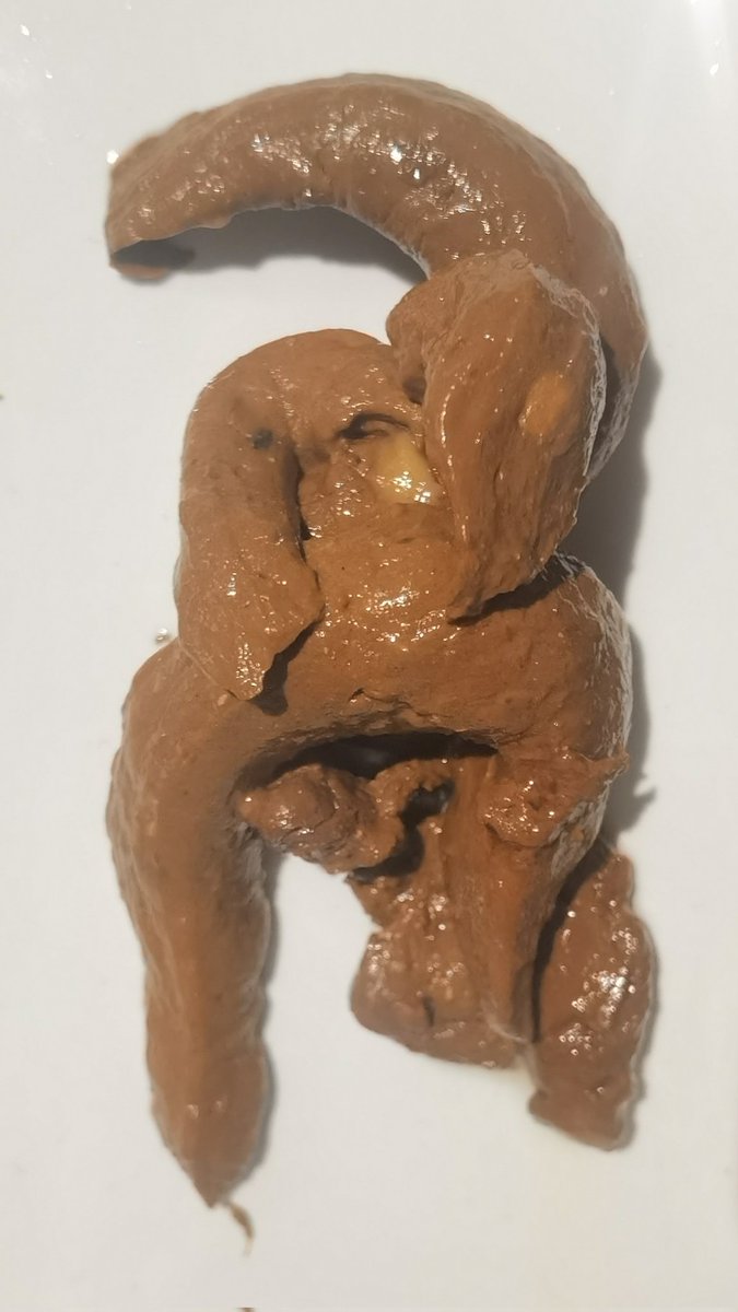 发现一个小哥哥在拉屎，而且拉完还没冲，不能浪费了呀，赶紧趁热吃…