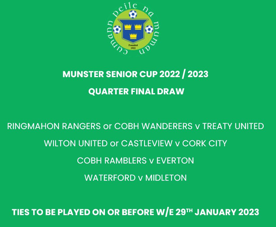 Munster Football Association tweet media