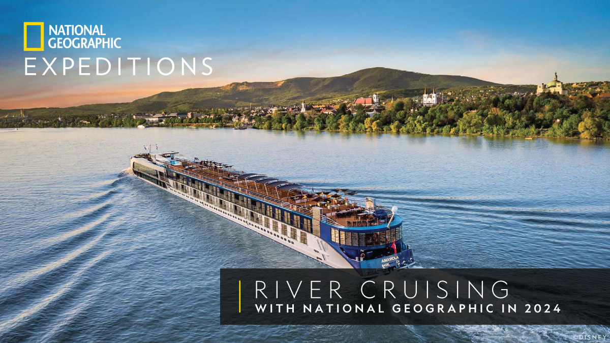 DisneyParks's tweet photo. National Geographic Expeditions just launched their first itinerary dates for 2024, including the full river cruise lineup! 🛥️ 🧳 📸 See how you can travel with the storytellers at National Geographic: https://t.co/iphQqLCFR0

#NatGeoExpeditions https://t.co/1ZmO0CMxFW