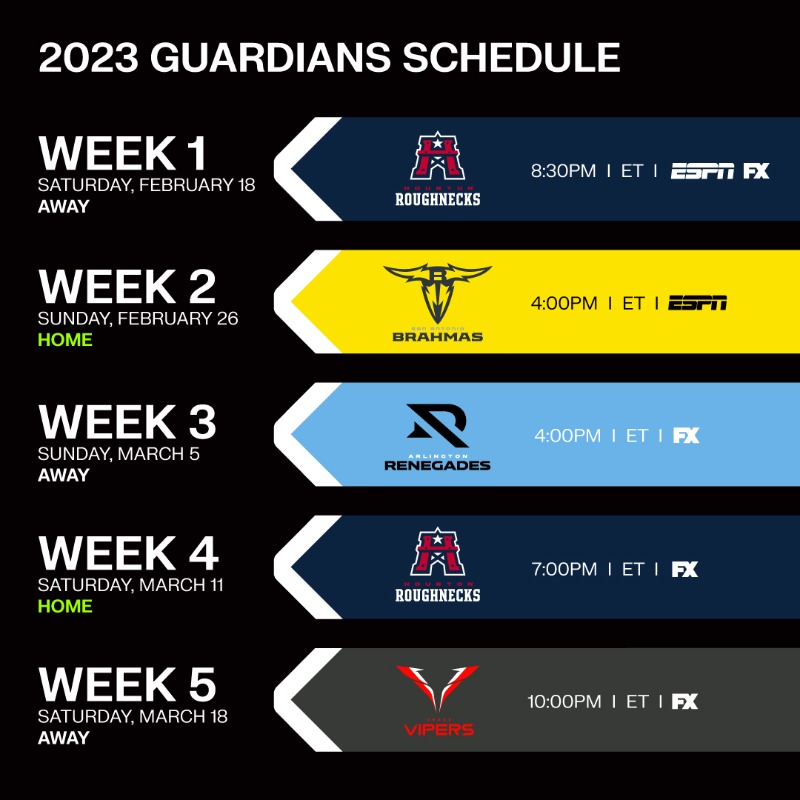 UFLGuardians's tweet photo. It's HERE!