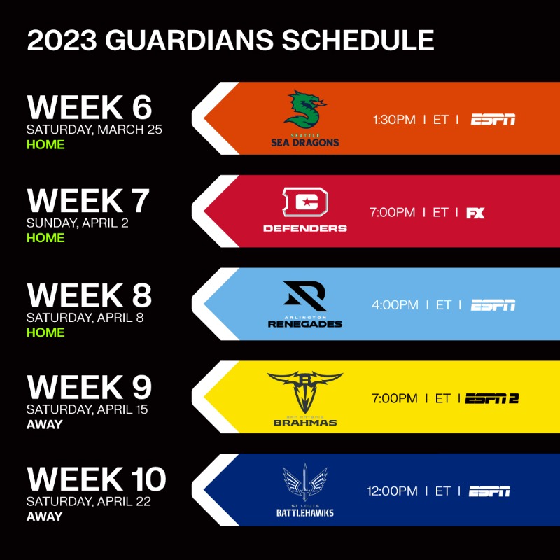 UFLGuardians's tweet photo. It's HERE!