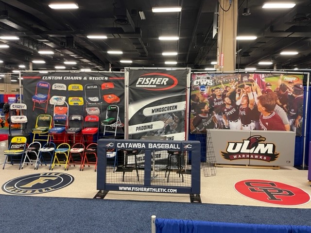 Fisher_Athletic's tweet image. In Nashville for the #ABCA2023 convention?  Come see us at booth 525 and learn how we can help you #getequipped