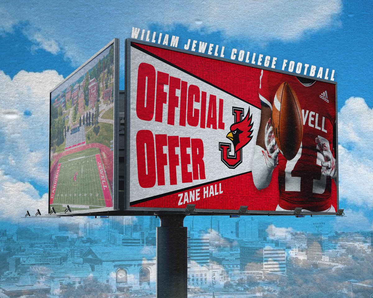 After a call with @Coach_NLinhart I am blessed to receive my first D2 offer from William Jewell College!!🔴⚪️ @osffbc @RonLitchfield @JewellFootball #DefendTheNest