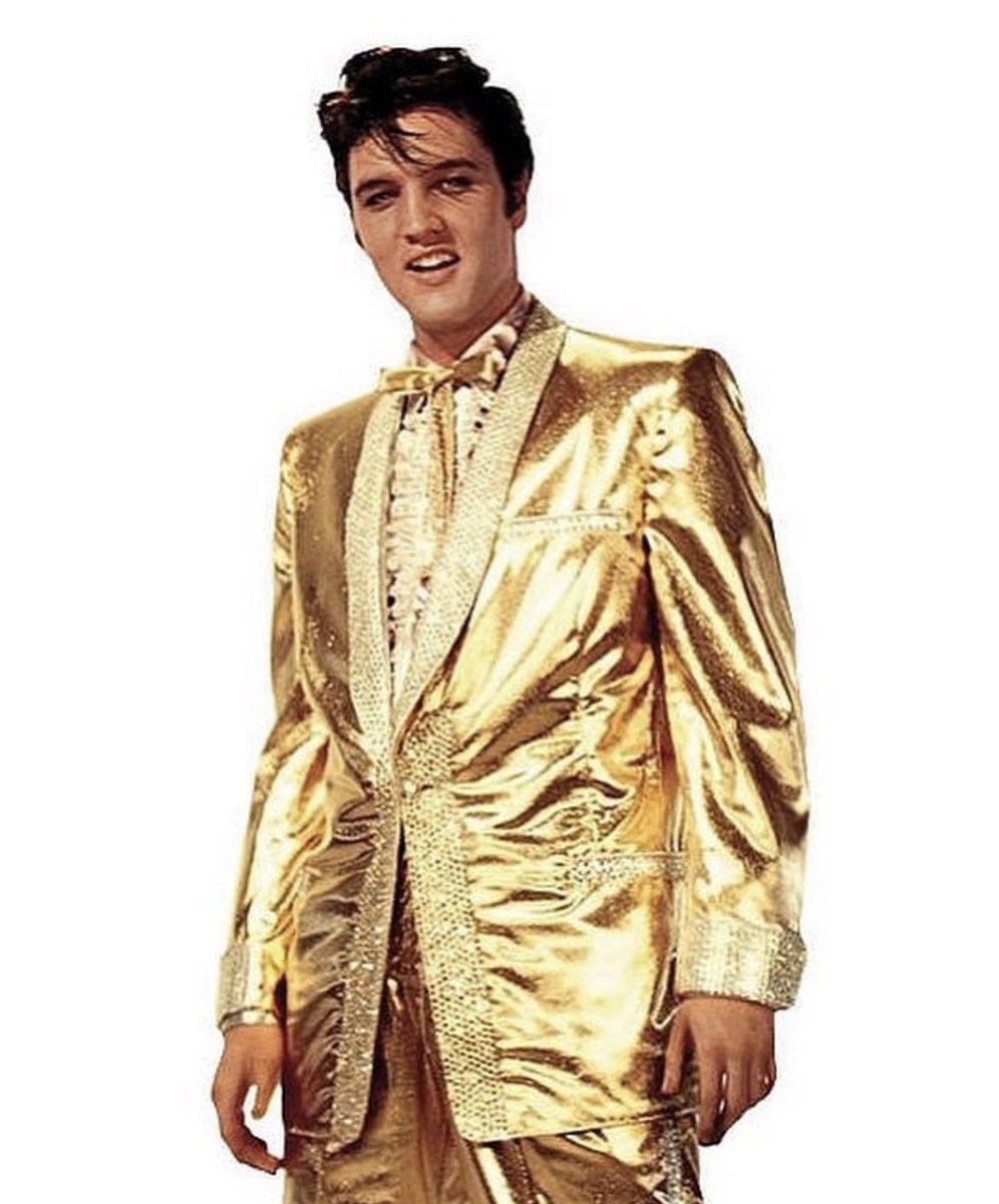 Good morning, E family! I love this outfit on E! But, I also love shiny bling bling things! Lol It’s just so beautiful on him. I hope everyone has a great day! We must persevere and grind. Even when we don’t feel like it! We can do this! Love you all! #TCB #Elvisfamily #Elvis