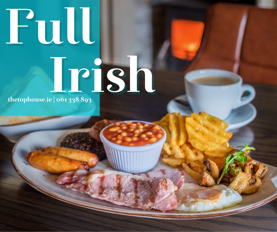 A proper breakfast never hurt anyone 😋
thetophouse.ie | 061 338 893
#TheTopHouse #FullIrish #Limerick