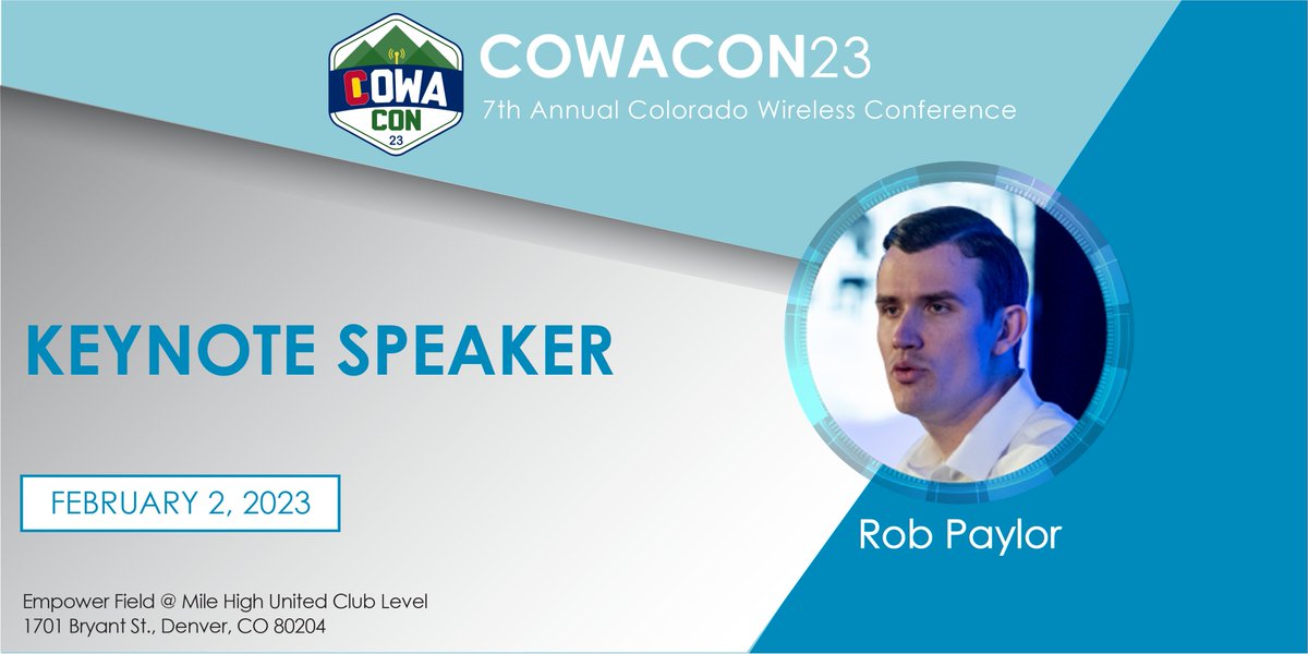 COWireless's tweet photo. COWA CON 2023 Keynote Speaker Announcement!

Join COWA to hear Rob's story and the tools he'll share to go from paralyzed to powerful, and inspire others to access their full potential and conquer their challenges no matter how daunting they may seem. 

https://t.co/HBQHpEpNDb https://t.co/xSWc4MaGdu