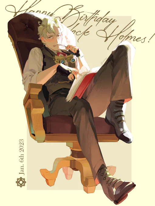 Happy birthday to the greatest detective !!!#1月6日アノシャロ生誕祭 