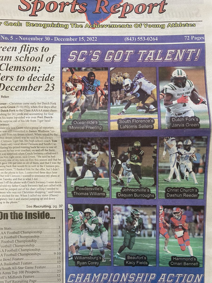 Big shout out to <a href="/Day_2xll/">Dashun reeder</a> for being named Class A Player of the Year (High School Sports Report) and <a href="/WoodsWindham/">Woods Windham</a> named the Offensive POTY. <a href="/N_ardyyy/">B.J. Atkins</a> <a href="/Carson_Shaw24/">Carson Shaw</a> and <a href="/CGandis23/">Constantine Gandis23</a> were all selected for HSSR All-State. Congrats! Go Cavs💪
#Elevate 
<a href="/ccesfootball/">Christ Church Football</a> <a href="/ccesathletics/">CCES Athletics</a>