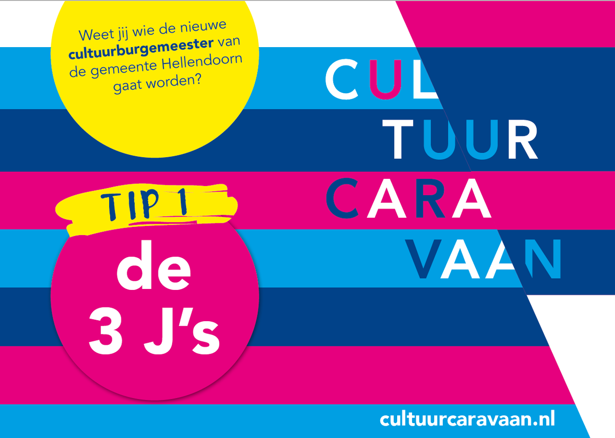 Cultuurburgemeester Jaap Harmsen draagt het stokje over aan een nieuwe cultuurburgemeester. Op donderdagmiddag 9 februari gaat dit gebeuren! Wie die persoon is, dat blijft nog even geheim. Wel hebben we alvast een tip voor jullie. De komende weken volgen meer tips! #weetjijhetal?