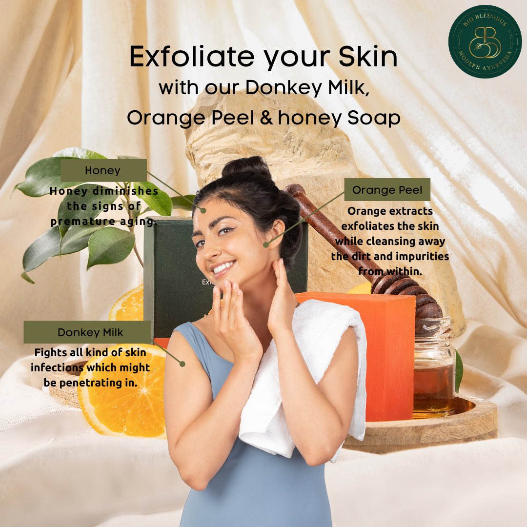 BioBlessings's tweet photo. keep impurities, toxins, dirt and dust at bay with the Donkey Milk based Honey and Orange soaps from Bio Blessings !!
#bioblessings #bioblessings_com #donkeymilk #donkeymilksoap #donkeymilkproducts #organicskincare #Ayurveda #bathroomessential #savedonkeysavenation #startupindia https://t.co/zCvqe69bia