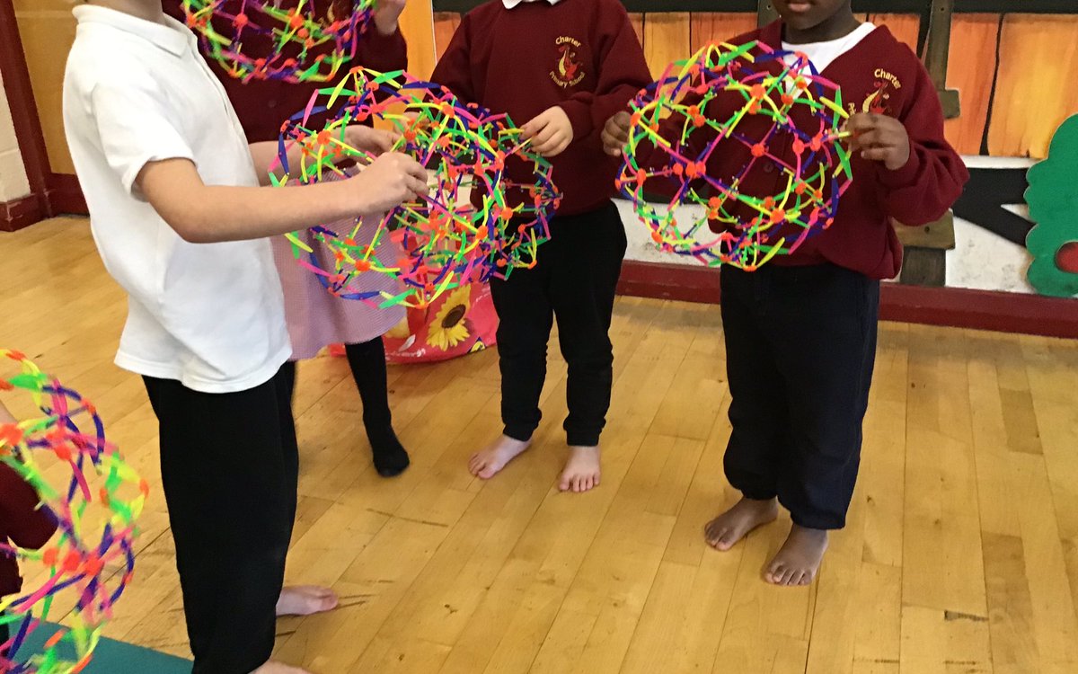 CharterYrR's tweet photo. Pixie class enjoyed our Mindfulness Yoga session this morning. A story about a panda helped us learn some yoga poses and some breathing exercises. We then explored instruments, balanced bean bags and Hoberman Spheres. Thanks to #radiance #CharterPE https://t.co/28OZD9ZSc5