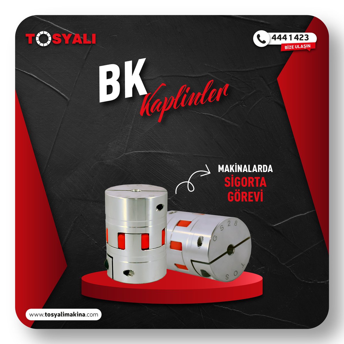 tosyalimakina's tweet photo. Dünya standartlarında yerli üretimimiz olan, yüksek toleranslı kaplinler ile güç aktarım sistemleriniz güvende.
#Tosyalı #TosyalıMakina #Kaplin #GüçAktarım #YerliÜretim #Makina #Otomasyon #GearBox #Redüktör #Triger #TrigerKasnak #BurçluKasnak https://t.co/CSsLijWB3k