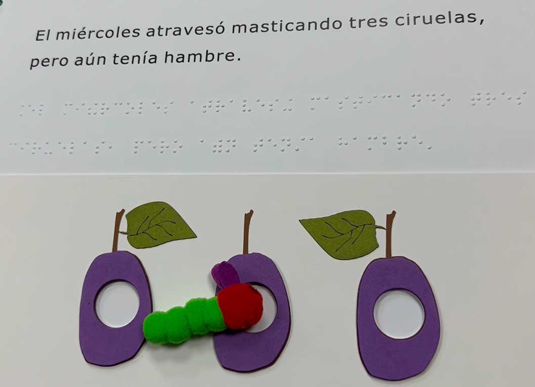 Día Mundial del Braille: la <a href="/ONCE_oficial/">ONCE</a> hace totalmente inclusivo el famoso cuento infantil ‘La pequeña oruga glotona’ 
↘️🔗
cuadernosmanchegos.com/dia-mundial-de…

#Braille #inclusion