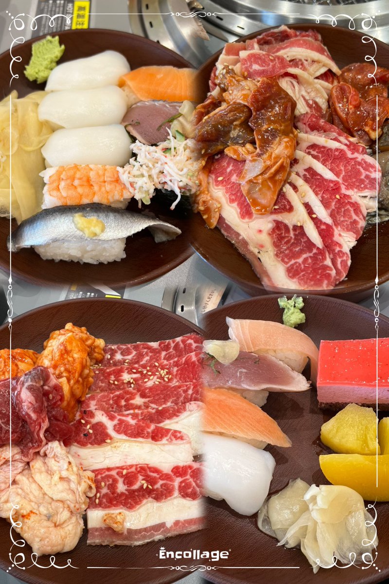 doadw's tweet photo. 🍣と🥩を沢山食べたい❣️
と言う事で改装後、初めて昼に
行ってみた😋
#すたみな太郎
#PREMIUMBUFFET 千葉北店
千葉市花見川区
平日ランチ90分
🥩🍣🍹食べ放題 1,980円
イカの寿司、🦑ステーキが
美味い👍
食べ過ぎてたこ焼き、デザート
まで辿り着かないw
〆は麺シコシコ冷麺🍜
夕飯はパス🤣 https://t.co/stpQj46SPN