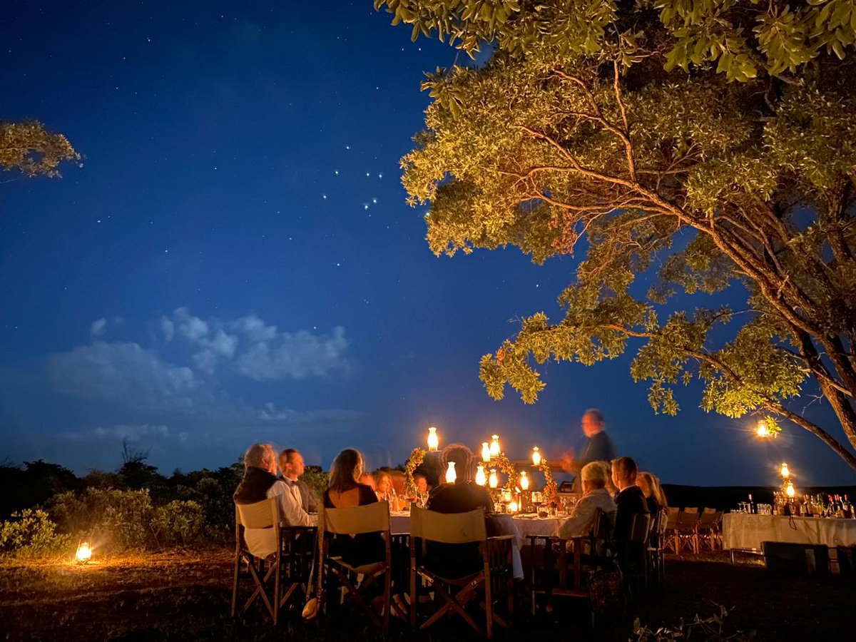 Jembisa's tweet photo. Happy New Year to all🥂
Seeing in 2023 under the stars with family and friends at @Jembisa 
#safari2023 #familysafari #safariforthesoul #southafrica @sawine @golimpopo @SATravelTrade @southafricauk https://t.co/V8gqvmgIT4