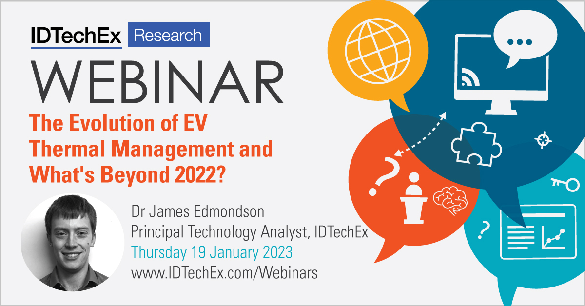 EV_Research's tweet photo. Join our free #webinar - Thursday 19 January 2023

The Evolution of EV Thermal Management and What's Beyond 2022?

https://t.co/4siHiBw7ww

#ElectricVehicles #ThermalManagement #TMEV #Batteries #Motors #PowerElectronics #BEV #ThermalInterfaceMaterials #FireProtection #BatteryPack https://t.co/KxgY7HhXG8