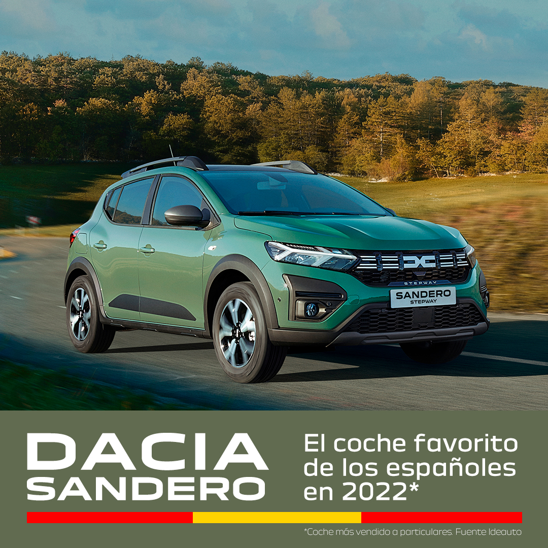 Tahermo_Renault's tweet photo. Dacia Sandero mantiene por décimo año consecutivo su liderazgo como vehículo más vendido a particulares*. Gracias a todos por elegirnos como vuestro coche favorito. En 2023 vamos a por más éxitos.
#OrgullososEnDacia #DaciaSandero #tahermo #dacia
*Fuente: Ideauto. https://t.co/WjedHBFLtB