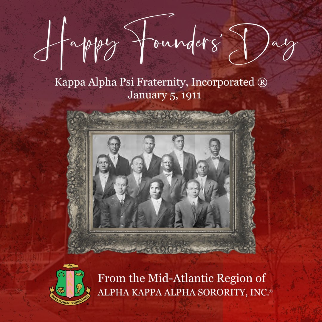 MidAtlanticAKA's tweet photo. Happy Founders' Day to the men of @@kapsi1911! Tag a Kappa man to celebrate! https://t.co/nPUsHQIZTe