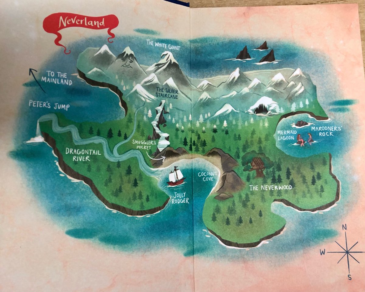 CogitoBooks's tweet photo. We're wishing a hugely happy publication day to an absolute star and one of our most favourite people: #AbiElphinstone's @moontrug 'Saving Neverland' is out today, looking utterly beautiful with fab illustrations (including a brilliant map) by @GeryRdz @PuffinBooks https://t.co/1C2X15Gwi5
