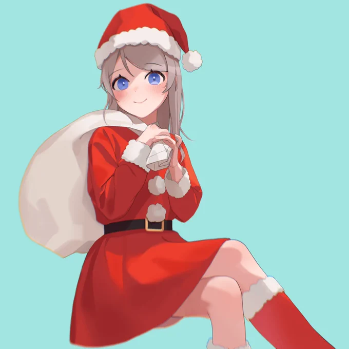 2021年末くらいに描いたクリスマスっぽいイラスト、2022年のクリスマスにあげておけばよかったなと今更思いました!今は2023年! 