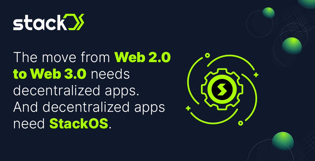 StackAI⚡️ (@stackai_xyz) on Twitter photo We've built a groundbreaking protocol that takes away all the grunt work with application deployments on enterprise-grade compute. ⚡️
Visit: stackos.io
#StackOS #Web3 #DeCloud #BSC $AVAX $MATIC $STACK <a href="/DeCloudOrg/">DeCloud Labs</a> We've built a groundbreaking protocol that takes away all the grunt work with application deployments on enterprise-grade compute. ⚡️
Visit: stackos.io
#StackOS #Web3 #DeCloud #BSC $AVAX $MATIC $STACK <a href="/DeCloudOrg/">DeCloud Labs</a>