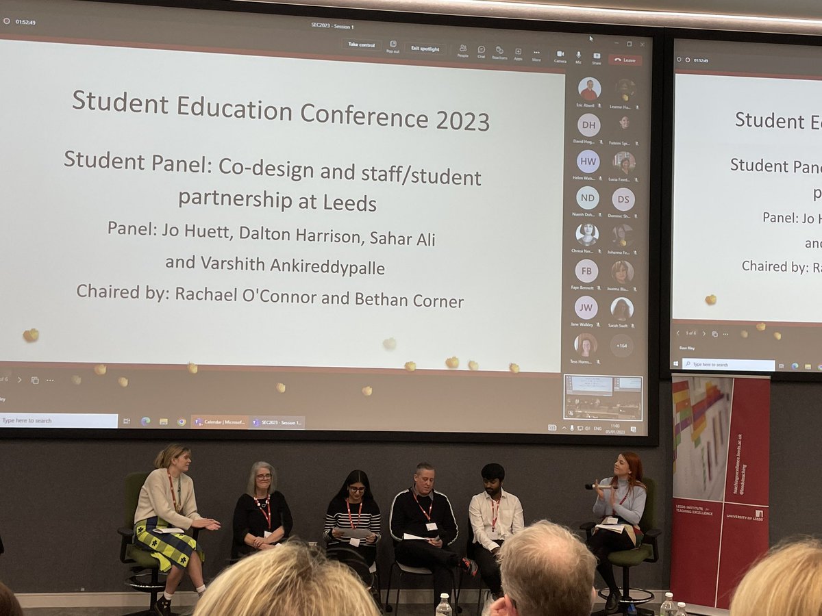 Wonderful to hear about the amazing work @RachaelOConnor4 is doing to bring our staff & student community together #SEC2023