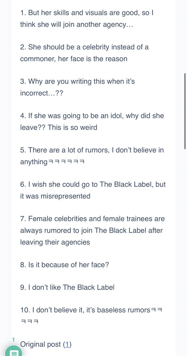 notpannchoa2's tweet photo. [ notpannkpop ] Jinni who left NMIXX, is rumored to join The Black Label..?, Knetz react https://t.co/1zNo22cUyS