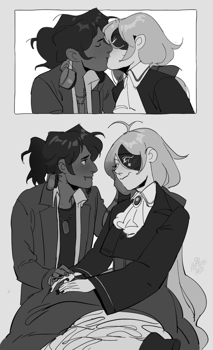 B&W commissions for @werewolfyang @wormspoor and @chikkenhawke
thank you so much ❤️
