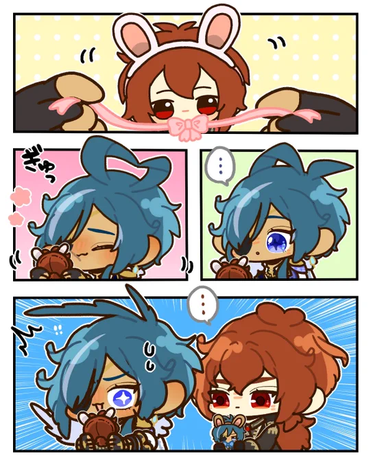 ぬい🐰🔥❄️ #ディルガイ #luckae 