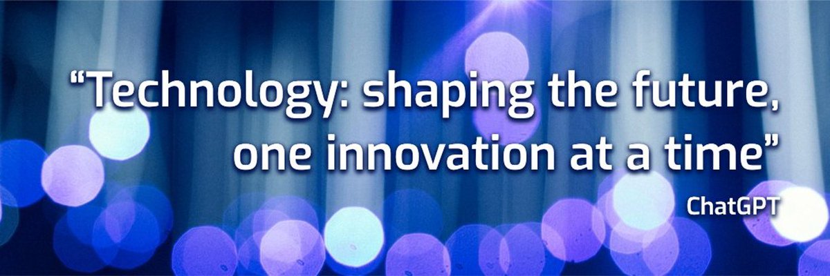 moonty's tweet photo. Technology: shaping the future, one innovation at a time. #chatgpt3 https://t.co/oP2pIX5qJ0