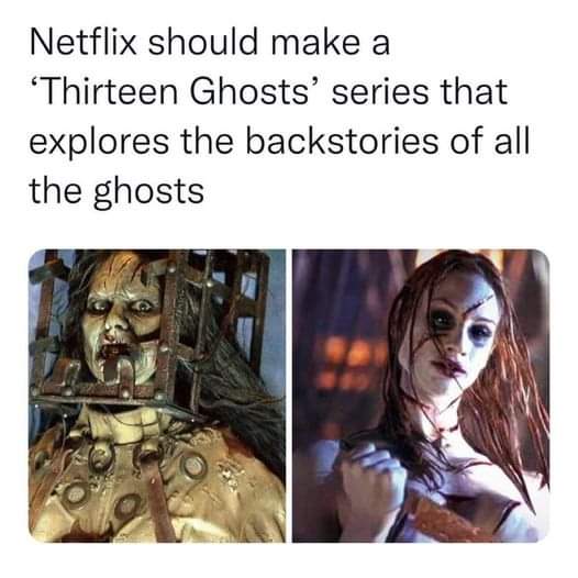 That could be awesome ! #Netflix #series #13ghosts
#netflixexclusivity #horor