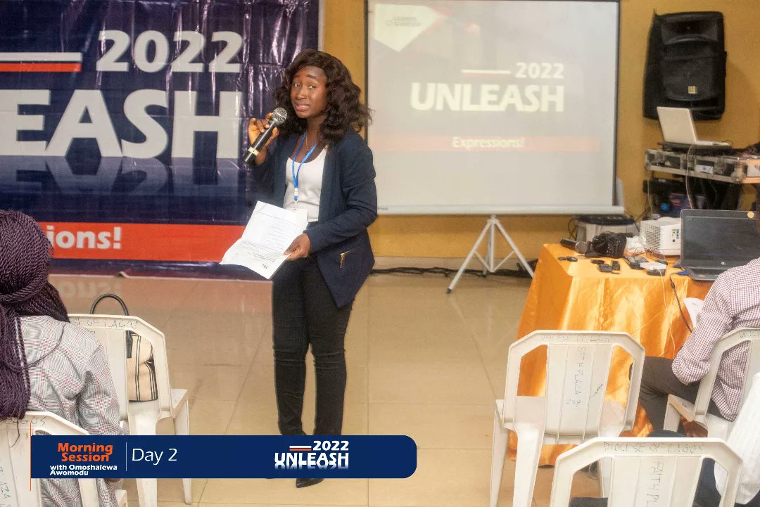 LQUnleash's tweet photo. Day 2 - Morning Session with Bar. Omoshalewa Awomodu

#Unleash22
#Leadership
#Law #Entrepreneurship
#Bootcamp
#LeadersQuarters https://t.co/Z9w8HIrRM3