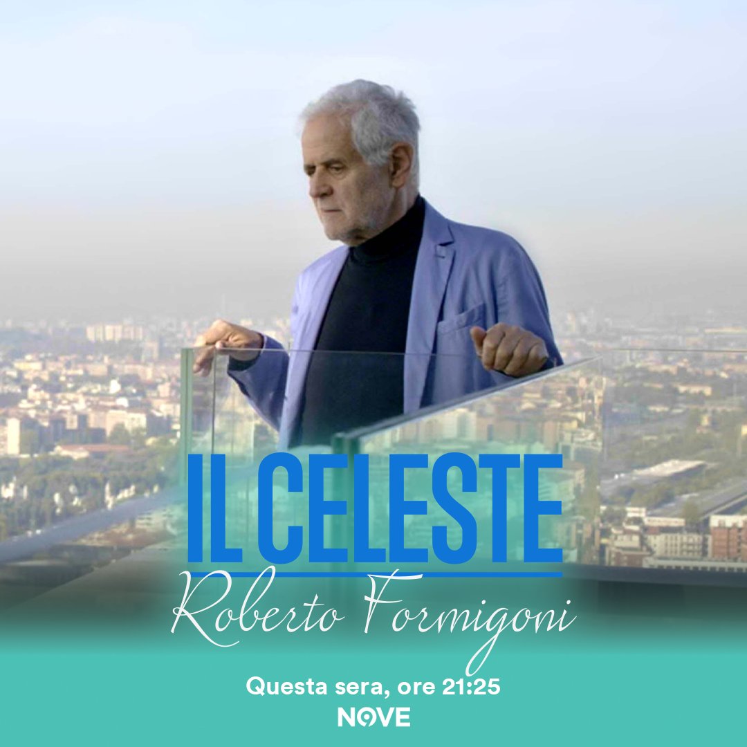 nove's tweet photo. Dall’ascesa al potere al carcere. Un biopic sul controverso Roberto Formigoni. Politico ultracattolico, irriverente ed eccentrico. 

#IlCeleste - Roberto Formigoni - questa sera alle 21:25 in prima TV sul #NOVE https://t.co/7mwfXJUnyb