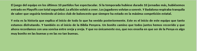 labibliapenyera's tweet image. La historia de como, cuando, donde y por qué nació la @labibliapenyera...
"62-62. 12 segundos y 4 décimas en el reloj de posesión. Vidal se dispone a sacar en campo ofensivo. Le pasa el balón a Nico. Este pide a Kulvietis, Ventura y al propio Vidal que se abran..."