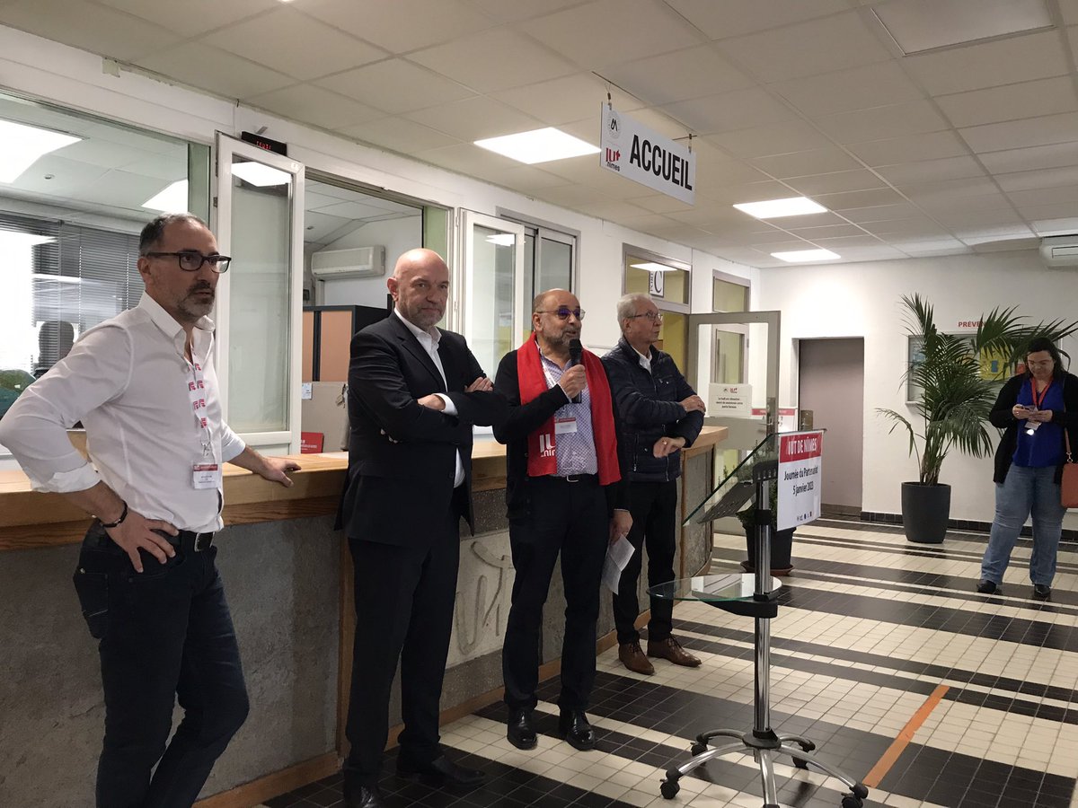 Inauguration de la journée du partenariat à l’IUT de nimes avec <a href="/Philippe_Auge/">Philippe Augé</a> <a href="/umontpellier/">Université de Montpellier</a>