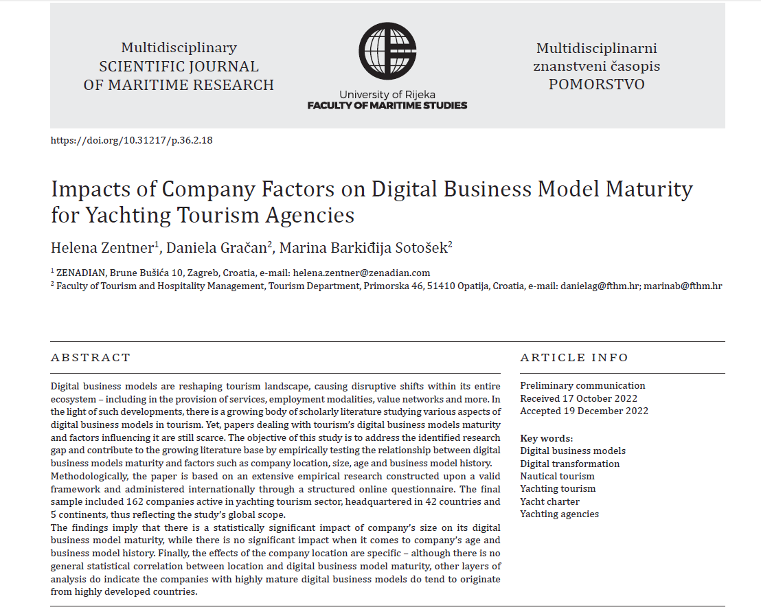 ZENADIANcom's tweet photo. We are pleased to share that our new research on yacht charter business models has been published in a well ranked Q2 scientific journal of maritime research.
If you would like to get a (free) copy of this research paper, feel free to ask
#yachtcharterresearch #yachtingresearch https://t.co/YQiGjq211x